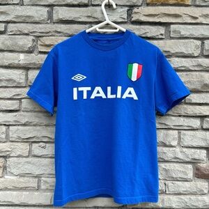 Blue ITALIA Soccer T